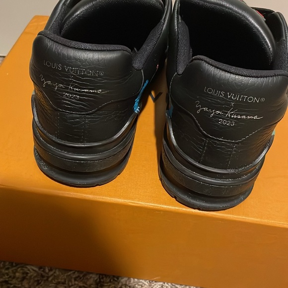 Louis Vuitton x Yayoi Kusama Trainer (Black Print) - Picture 5 of 8